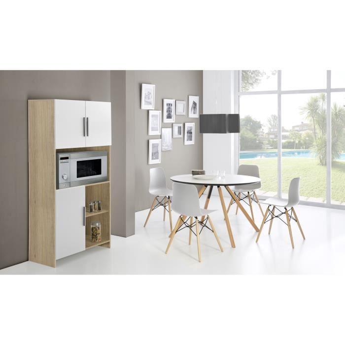 Buffet de cuisine décor chêne