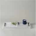 ensemble de 2 Plateaux en marbre