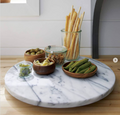 PLATEAU ROND 29 CM MARBRÉ