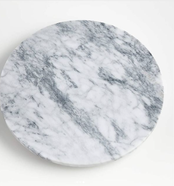 PLATEAU ROND 29 CM MARBRÉ